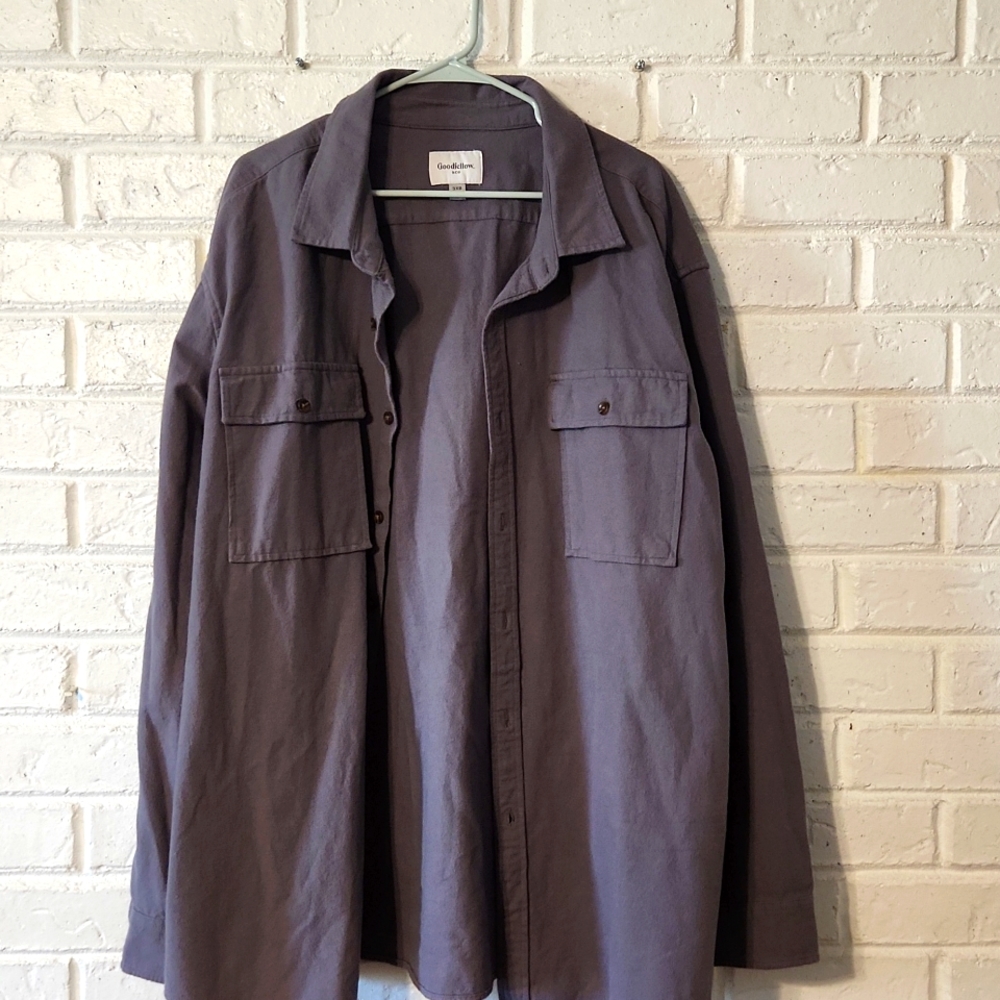 Shirt Jacket Lined | GoodFellow | 3X |Grey